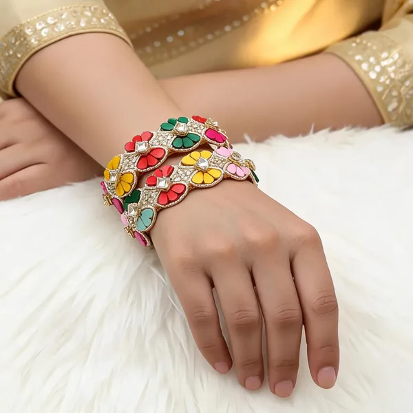 Multicolor_Stone_Studded_Bangles_For_Women