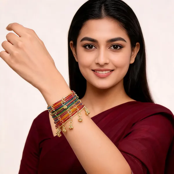 Multicolor_Traditional_Bangle_Set_For_Women