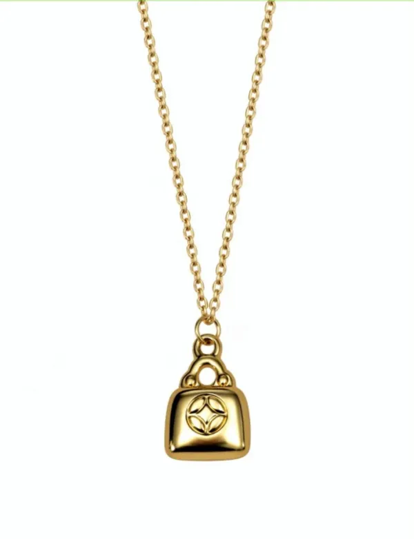 Gold_Tone_Handbag_Pendant_Necklace_For_Women