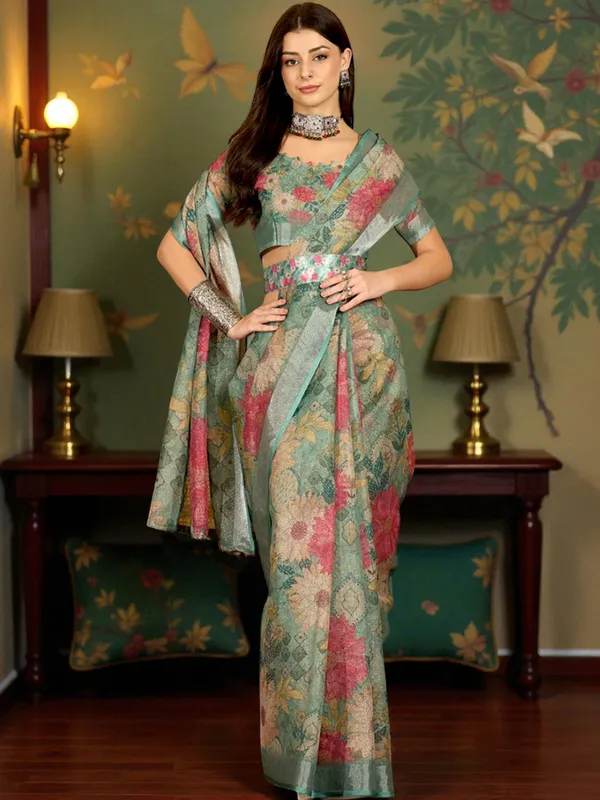 Blooming_Garden_LINEN_Saree_|_PREMIUM_SARE