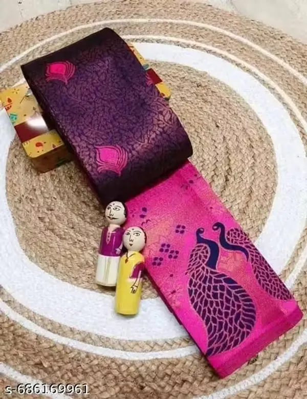Deep_Wine_Purple_&_Rani_Pink_Jacquard_Silk_Saree_–_Royal_Peacock_Pallu_Traditional_Festive_Saree_with_Blouse_Piece