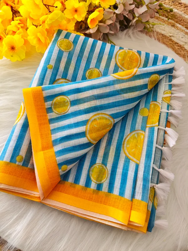 Multicolor_Luxury_Linen_With_Exclusive_Jalar_And_Digital_Art_Prints_Saree_For_Women
