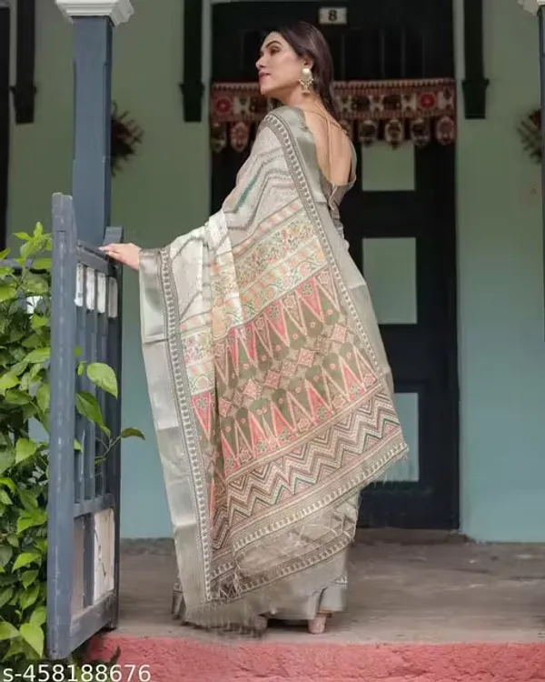 Pearl_Ivory_LINEN_Saree_for_Women_|_Elegant_Designer_Festive_&_Party_Wear_Saree