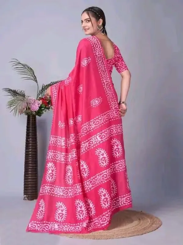 Rose_Blossom_Pure_Linen_Cotton_Saree