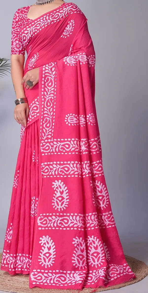Rose_Blossom_Pure_Linen_Cotton_Saree
