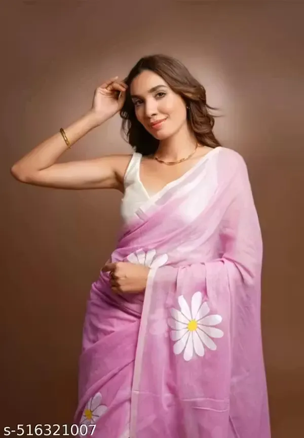 Stylish_Linen_Cotton_Saree_|_Comfortable_Daily_Wear_Linen_Cotton_Saree_|_Premium_Pure_Linen_Cotton