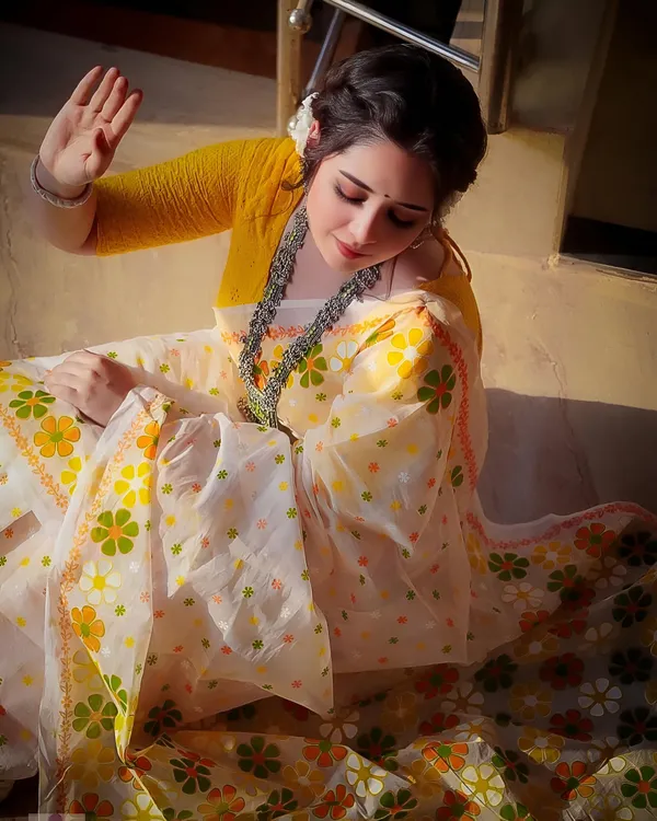 Stylish_Linen_Cotton_Saree_|_Comfortable_Daily_Wear_Linen_Cotton_Saree_|_Premium_Pure_Linen_Cotton