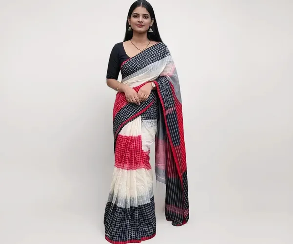 Traditional_Linen_Cotton_Saree_for_Women_|_Classic_Indian_Linen_Cotton_Saree