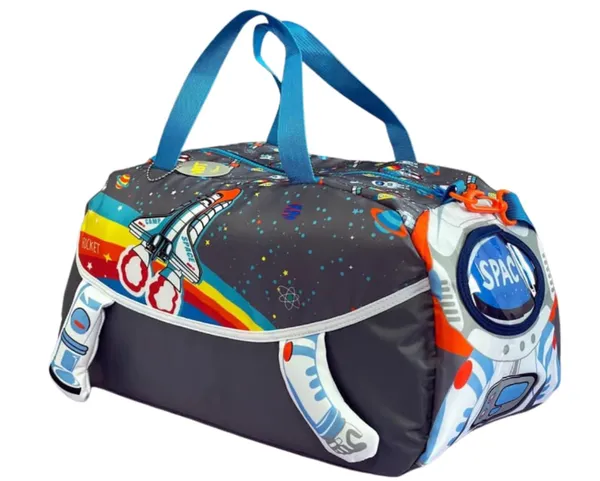 Duffle_Bag_for_Boys|Girls_Kids_Gym_Bag_Sports_Travel_Bag_Weekender_Overnight_Bag_Big_Size_for_Kids/Teenagers_Duffle_Bag_(Space_Rocket_Astronaut_Blue)