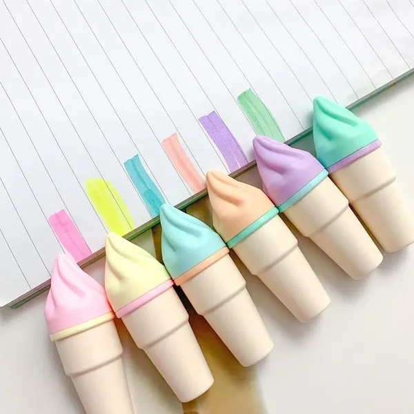 Ice-cream_Designer_Highlighter_Fine_Grip_Marker,_Pack_of_6