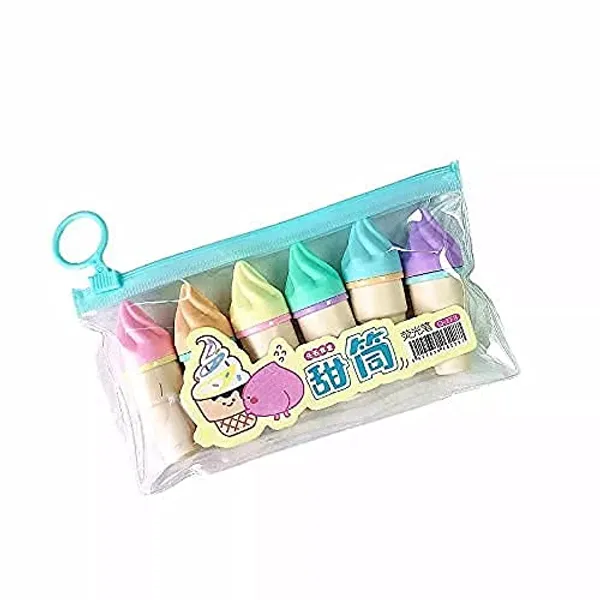 Ice-cream_Designer_Highlighter_Fine_Grip_Marker,_Pack_of_6