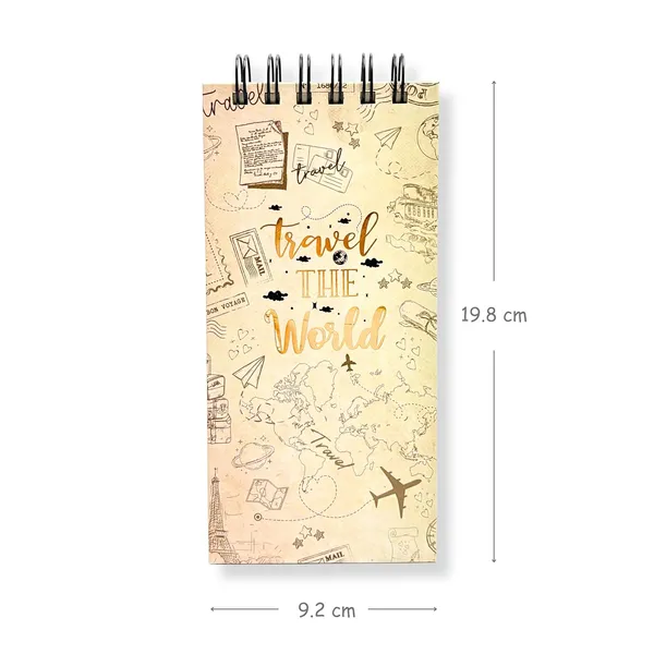 To_Do_List_|_(9.2x19.8_cm)_|_Daily_To_Do_Notepad_|_Task_Checklist_|_Wirebound_Desk_Planner_|_80_GSM_|_264_Pages_|_50_Tear_Off_Sheets_for_Grocery,_Shopping,_Checklist_-_Travel_the_World