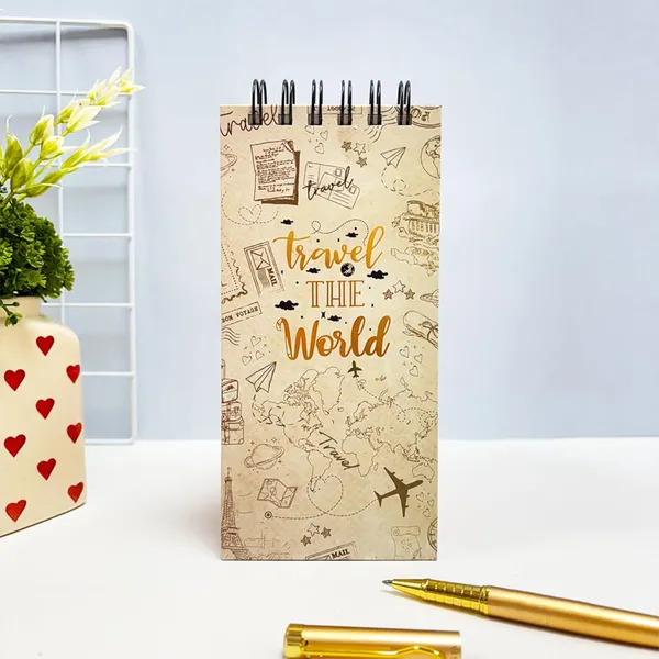 To_Do_List_|_(9.2x19.8_cm)_|_Daily_To_Do_Notepad_|_Task_Checklist_|_Wirebound_Desk_Planner_|_80_GSM_|_264_Pages_|_50_Tear_Off_Sheets_for_Grocery,_Shopping,_Checklist_-_Travel_the_World
