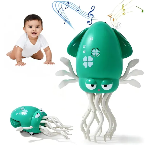 Kidology_Dancing_Octopus_Baby_Toy_|_Electric_Crawling_&_Swinging_Squid,_Interactive_Tummy_Time_Toy_for_Kids_3+_Years_|_Musical_&_Sensory_Fun,_Birthday_Gifts_for_Boys_&_Girls_(Green)