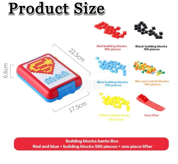 Building_Block_Lunch_Box_DIY_Your_Own_Pattern_Leak_Proof_Bento_Box_1100ml_Capacity_500Pcs_Bricks_Easy_to_Open_School_Lunch_Box_for_Kids