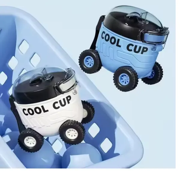 Cool_Cup_Water_Bottle_Comes_with_Straw_and_Strap_for_Water_Coffee_Tea_and_Various_Drinks_Cool_Design_Easy_to_Carry_Fits_in_a_Backpack_or_Gym_Bag_(White