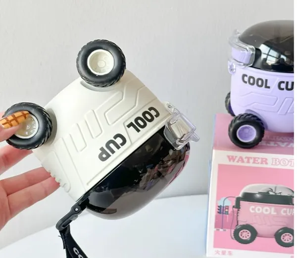 Cool_Cup_Water_Bottle_Comes_with_Straw_and_Strap_for_Water_Coffee_Tea_and_Various_Drinks_Cool_Design_Easy_to_Carry_Fits_in_a_Backpack_or_Gym_Bag_(White