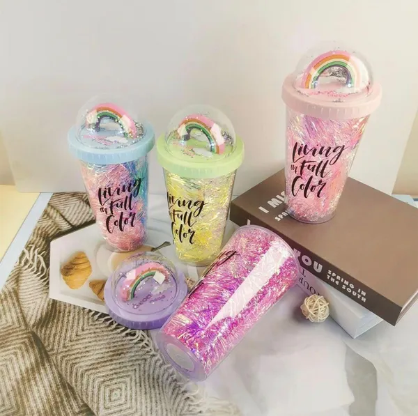 Rainbow_Glitter_Tumbler_with_Dome_Lid_&_Straw_|_Living_in_Full_Color_Led_Lighting_Cup_|_BPA-Free_Insulated_Kids_&_Girls_Tumbler_Fun_Gift_for_Teens_&_Women_|_450ml