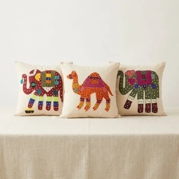 White_Premium_Animal_Applique_Cushion_Cover