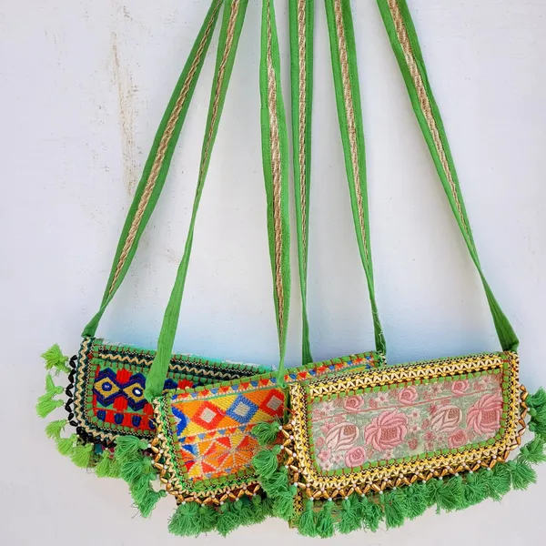 Green_Premium_Banjara_Purse_Handbag
