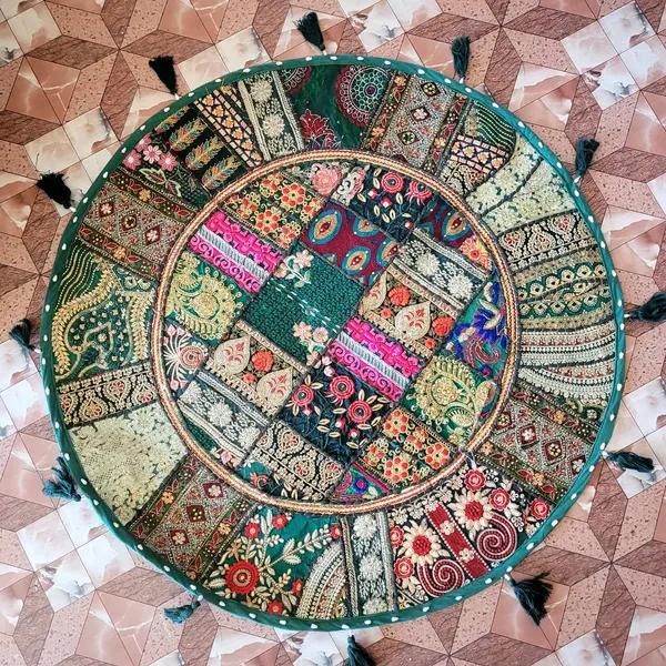 Multicolor_Round_Khambadia_Work_Cushion_Cover