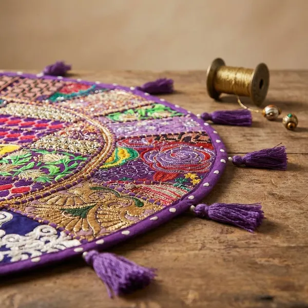 Multicolor_Round_Khambadia_Work_Cushion_Cover