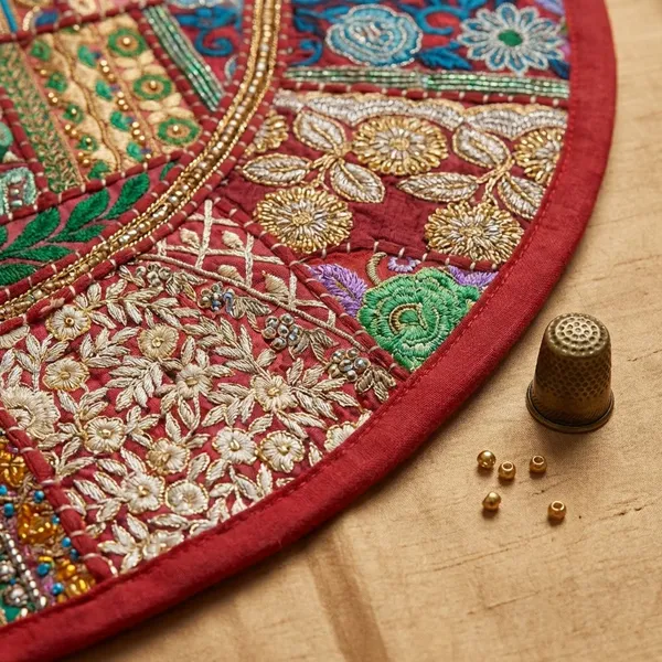Multicolor_Round_Khambadia_Work_Cushion_Cover