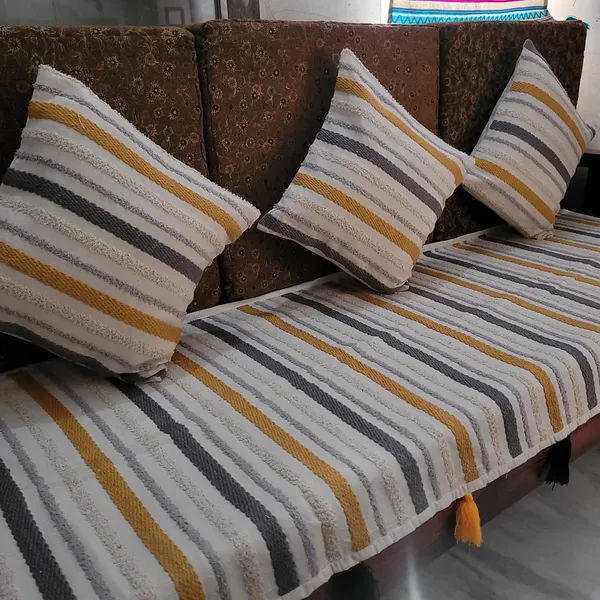 Multicolor_1_Jacquard_Fabric_With_Cushion_With_Runner_Sofa_Throw_(Pack_of_5)
