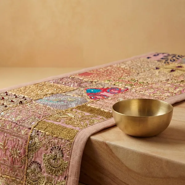 Multicolor_Premium_Khambadia_Work_Table_Runner