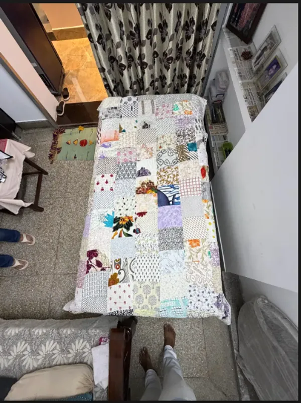 Hathi_Patter_Applique_double_Bedcover