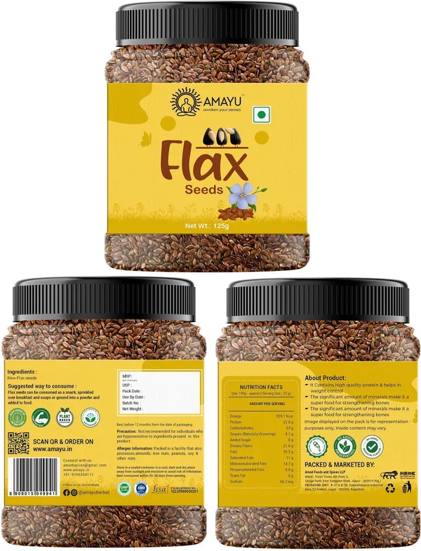 Raw_Organic_Chia_Seeds_Weight_Loss_125_G_Flax_Seeds_For_Hair_125_G_Combo_2_X_125_G