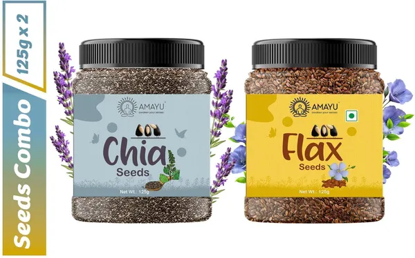 Raw_Organic_Chia_Seeds_Weight_Loss_125_G_Flax_Seeds_For_Hair_125_G_Combo_2_X_125_G