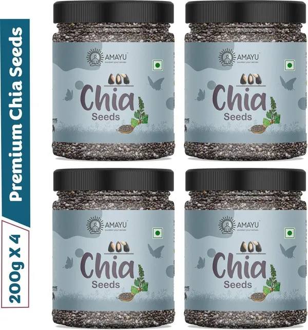 Raw_Organic_Chia_Seeds_For_Weight_Loss_And_Eating_With_Fiber_Omega_3_And_Zinc_Combo_Calcium__4_X_200_G
