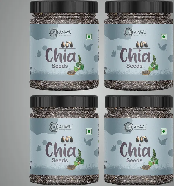 Raw_Organic_Chia_Seeds_For_Weight_Loss_And_Eating_With_Fiber_Omega_3_And_Zinc_Combo_Calcium__4_X_200_G