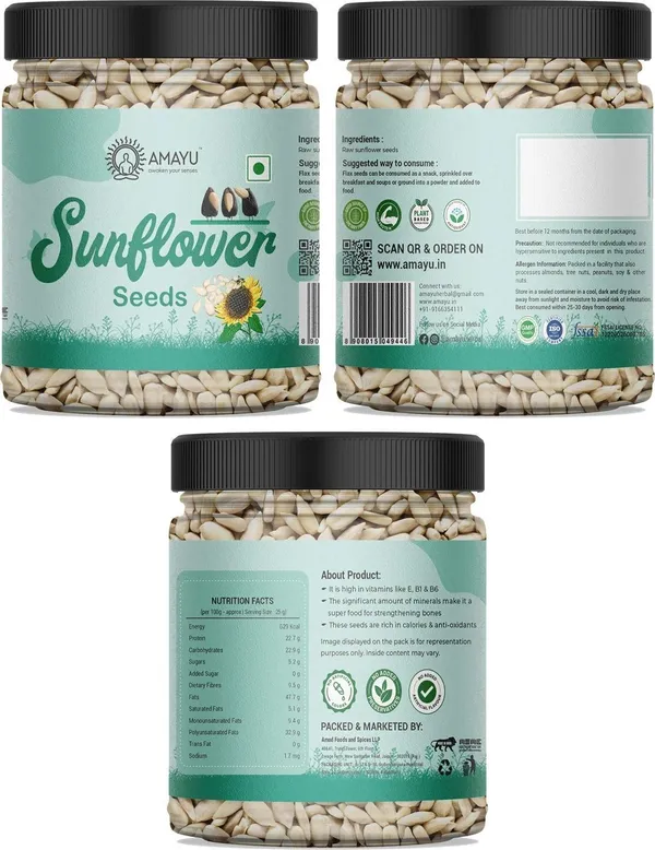 Raw_Organic_Pumpkin_Seeds_Sunflower_Seeds_For_Eating_Mix_Combo_Pumpkin_Seeds_2_X_200_G