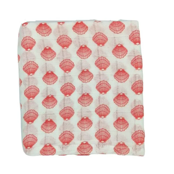Printed_Seashell_Pattern_Square_Cloth_80X80_Shells-Pink_-_Pack_Of_2