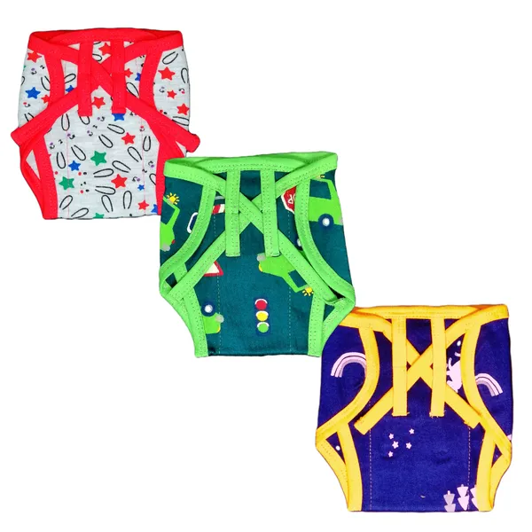 Colorful_Printed_Padded_Nappies_Set_For_Babies_-_Set_Of_3_-_Car,_Castle,_Bunny