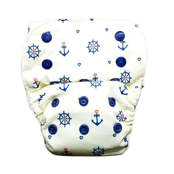 Printed_Reusable_Cloth_Diaper_With_Snap_Buttons_With_Three_Organic_Cotton__Inserts_-_For_Daytime_And_Nighttime_For_10+_Hours_Of_Absorbency
