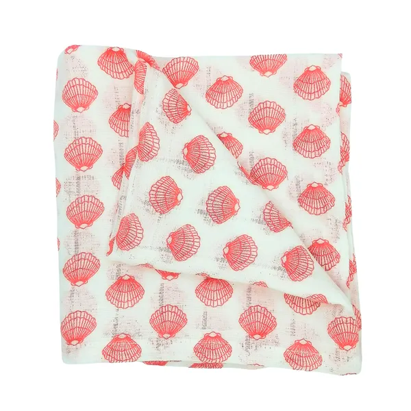 Pink_Striped_And_Shell_Print_Baby_Cloth_Set_80X80_Pink-Set_Of_3_Pink-Combo_Withs_Stripes