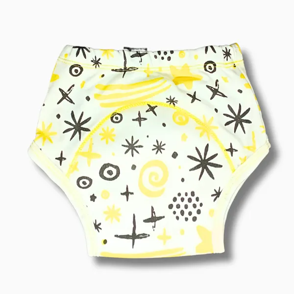 Kindermum_Yellow_Spiral_Padded_Underwear_White_Cotton_Padded_Potty_Training_Underwear_For_Toddlers_-_Pack_Of_2
