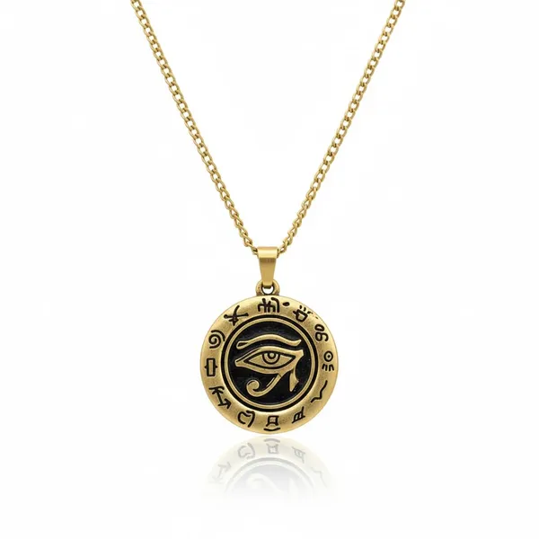 Eye_Of_Horus_Pendant_Necklace_For_Men_Boys_Ancient_Protection_Symbol_Gold_Tone_Stainless_Steel_Chain_Jewelry