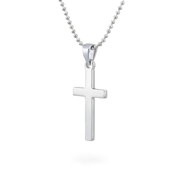 Silver_Stainless_Steel_Minimalist_Plain_Cross_Pendant_Necklace_For_Men