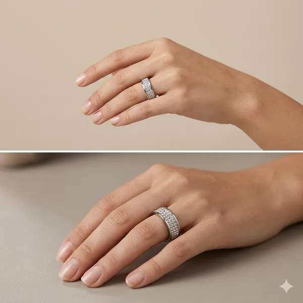 Silver_Stainless_Steel_Cubic_Zirconia_Multi_Row_Eternity_Band_Ring_For_Unisex