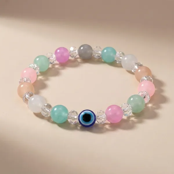 Multicolor_Glass_Crystal_Evil_Eye_Stretch_Bracelet_Set_For_Women