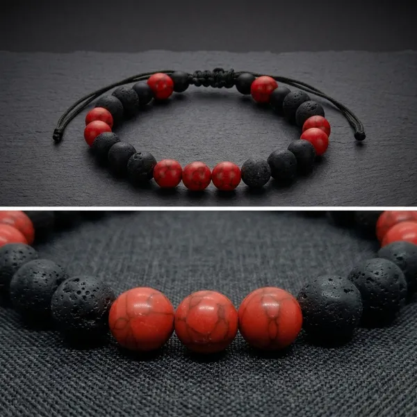 Red_Jasper_And_Black_Lava_Stone_Adjustable_Beaded_Bracelet_For_Men_And_Women_Natural_Stone_Sliding_Knot_Macram_Bracelet_Boho_Healing_Energy_Bracelet_Gift