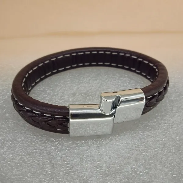 Men'S_Genuine_Leather_Braided_Bracelet_With_Stainless_Steel_Slide_Lock_Clasp