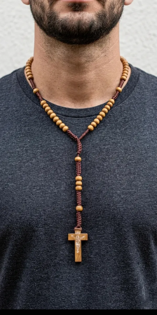 Handmade_Natural_Brown_Beechwood_Rosary_Bead_Necklace_With_Crucifix_Unisex
