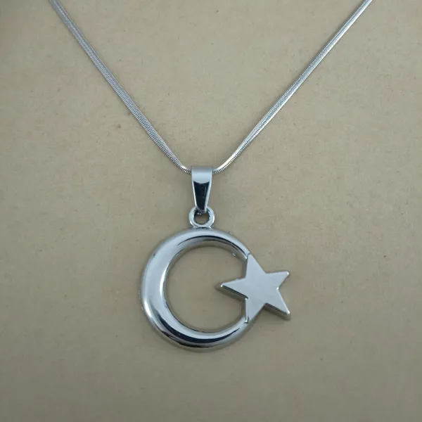 Anti_Tarnish_Stainless_Steel_Star_And_Crescent_Moon_Pendant_Necklace_With_Box_Chain_For_Men_And_Boys
