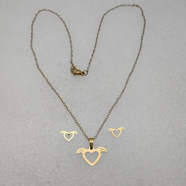 Gold_Stainless_Steel_Angel_Wing_Heart_Pendant_Necklace_Earrings_Set_For_Women