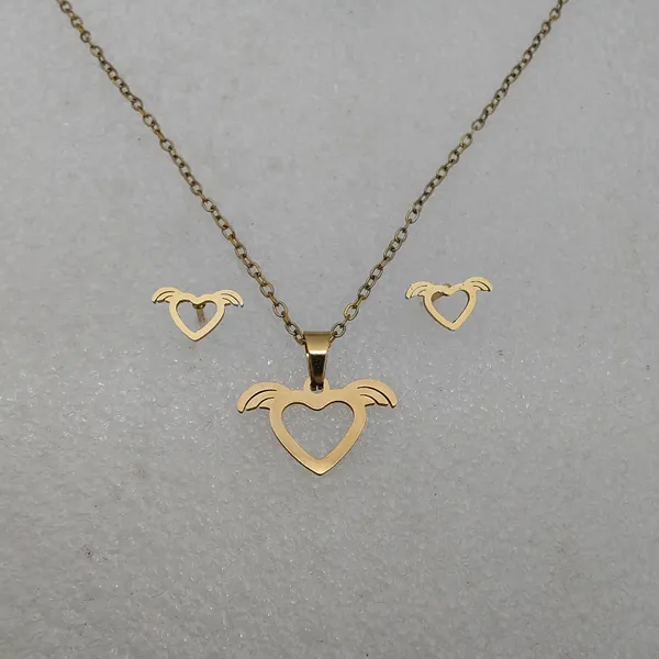 Gold_Stainless_Steel_Angel_Wing_Heart_Pendant_Necklace_Earrings_Set_For_Women